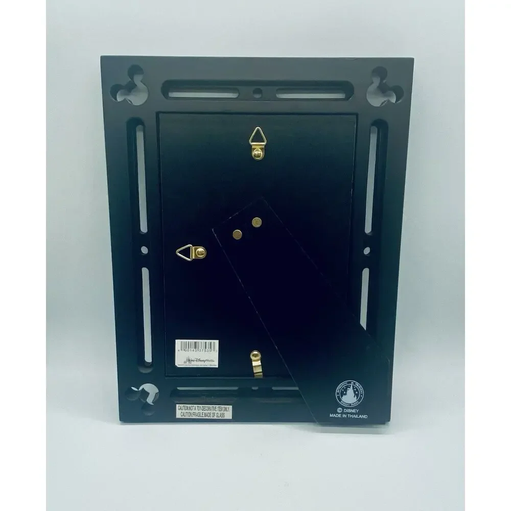 DISNEY PARKS Mickey Mouse Ears Cut Out Black Frame Fits 5